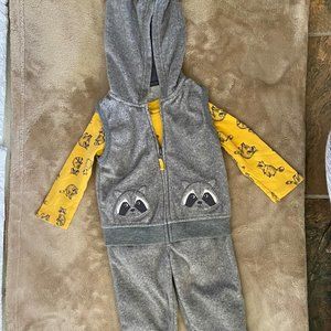 12 Months - Boy - 3 Piece Longsleeve Outfit